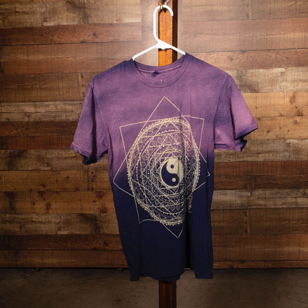 yin yang mandala tee shirt